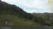 Archived webcam image showing Pila - Chamolé Top Station on 26 Jul 2026 at 09:30