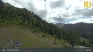 Archived webcam image showing Pila - Chamolé Top Station on 26 Jul 2026 at 15:30