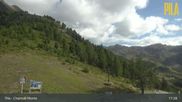Archived webcam image showing Pila - Chamolé Top Station on 26 Jul 2026 at 17:30
