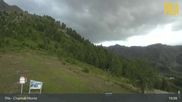 Archived webcam image showing Pila - Chamolé Top Station on 26 Jul 2026 at 19:30
