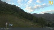 Archived webcam image showing Pila - Chamolé Top Station on 24 Aug 2026 at 07:16