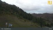 Archived webcam image showing Pila - Chamolé Top Station on 10 Sep 2026 at 07:30