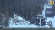 Archived webcam image showing Pila Snowland - Baby Gorraz on 17 Mar 2026 at 08:25