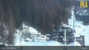 Archived webcam image showing Pila Snowland - Baby Gorraz on 17 Mar 2026 at 19:25