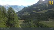 Archived webcam image showing Pila Snowland - Grimondet on 10 Sep 2026 at 11:34