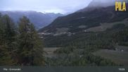 Archived webcam image showing Pila Snowland - Grimondet on 9 Oct 2026 at 01:40