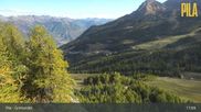 Archived webcam image showing Pila Snowland - Grimondet on 9 Oct 2026 at 11:40