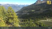 Archived webcam image showing Pila Snowland - Grimondet on 9 Oct 2026 at 13:40