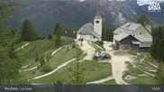Archived webcam image showing Alta Badia Ski Resort - La Crusc on 3 Jun 2026 at 13:43