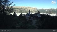 Archived webcam image showing Alta Badia Ski Resort - La Crusc on 26 Aug 2026 at 09:45