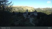 Archived webcam image showing Alta Badia Ski Resort - La Crusc on 6 Sep 2026 at 08:48
