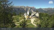 Archived webcam image showing Alta Badia Ski Resort - La Crusc on 6 Sep 2026 at 11:48