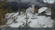 Archived webcam image showing Alta Badia Ski Resort - La Crusc on 24 Oct 2026 at 11:46