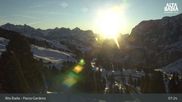 Archived webcam image showing Passo Gardena - Alta Badia on Feb 26, 2026 at 7:09 AM