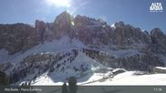 Archived webcam image showing Passo Gardena - Alta Badia on Feb 26, 2026 at 11:09 AM