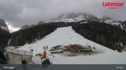 Archived webcam image showing Laner - Obereggen Ski Resort on 14 Mar 2026 at 08:04