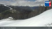 Archived webcam image showing Kronplatz: St. Vigil - Pre da Peres Top Station on 12 May 2026 at 13:19