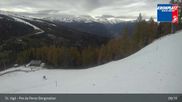 Archived webcam image showing Kronplatz: St. Vigil - Pre da Peres Top Station on 25 Oct 2026 at 09:23