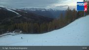 Archived webcam image showing Kronplatz: St. Vigil - Pre da Peres Top Station on 25 Oct 2026 at 17:23
