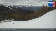 Archived webcam image showing Kronplatz: St. Vigil - Pre da Peres Top Station on 25 Oct 2026 at 13:23