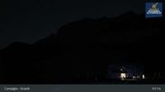 Archived webcam image showing Madonna di Campiglio - Grostè Base Station on 13 Aug 2026 at 01:54