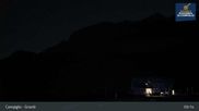 Archived webcam image showing Madonna di Campiglio - Grostè Base Station on 13 Aug 2026 at 03:54