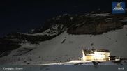 Archived webcam image showing Madonna di Campiglio - Grostè Base Station on 26 Feb 2026 at 19:13
