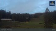 Archived webcam image showing Slopes and Lifts in Pinzolo on 9 Oct 2026 at 08:01