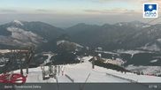 Archived webcam image showing Jasná Ski Resort - Luková on 4 Apr 2026 at 07:48