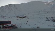 Archived webcam image showing View of Skalnate Pleso (Tatranská Lomnica) on Feb 26, 2026 at 3:01 PM