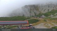 Archived webcam image showing View of Skalnate Pleso (Tatranská Lomnica) on 14 Sep 2026 at 08:32