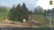 Archived webcam image showing Strbské Pleso Interski on 12 Jun 2026 at 08:26