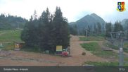 Archived webcam image showing Strbské Pleso Interski on 28 Jun 2026 at 17:14