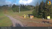 Archived webcam image showing Strbské Pleso Interski on 27 Aug 2026 at 07:48