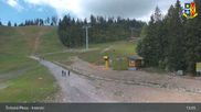 Archived webcam image showing Strbské Pleso Interski on 27 Aug 2026 at 13:48