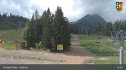 Archived webcam image showing Strbské Pleso Interski on 27 Aug 2026 at 15:48
