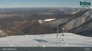 Archived webcam image showing Vratna-Chleb (1457m) on 26 Feb 2026 at 11:40