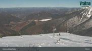 Archived webcam image showing Vratna-Chleb (1457m) on 26 Feb 2026 at 13:40