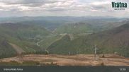 Archived webcam image showing Vratna-Chleb (1457m) on 14 May 2026 at 13:37