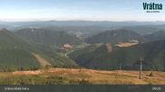 Archived webcam image showing Vratna-Chleb (1457m) on 13 Aug 2026 at 09:45
