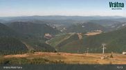 Archived webcam image showing Vratna-Chleb (1457m) on 13 Aug 2026 at 15:45