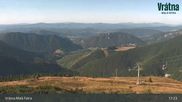 Archived webcam image showing Vratna-Chleb (1457m) on 13 Aug 2026 at 17:45