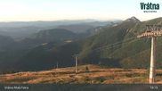 Archived webcam image showing Vratna-Chleb (1457m) on 13 Aug 2026 at 19:45