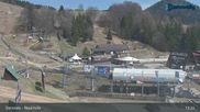 Archived webcam image showing Donovaly - Chairlift Záhradiste (1031m) on 12 Apr 2026 at 13:25