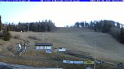 Archived webcam image showing The roof of the ski hut Schalkental at Schwäbische Alb on 26 Feb 2026 at 18:56