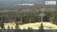 Archived webcam image showing Ochsenkopf mountain: transmission tower on 5 Apr 2026 at 13:10