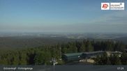Archived webcam image showing Ochsenkopf mountain: transmission tower on 4 Jul 2026 at 07:14