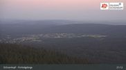 Archived webcam image showing Ochsenkopf mountain: transmission tower on 12 Jul 2026 at 21:06