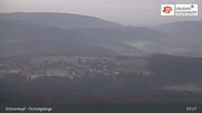 Archived webcam image showing Ochsenkopf mountain: transmission tower on 16 Oct 2026 at 07:07