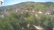 Archiviertes Webcam Bild: Rathaus Eibenstock: Blick Skihang am 28.05.2026 um 12:55 Uhr